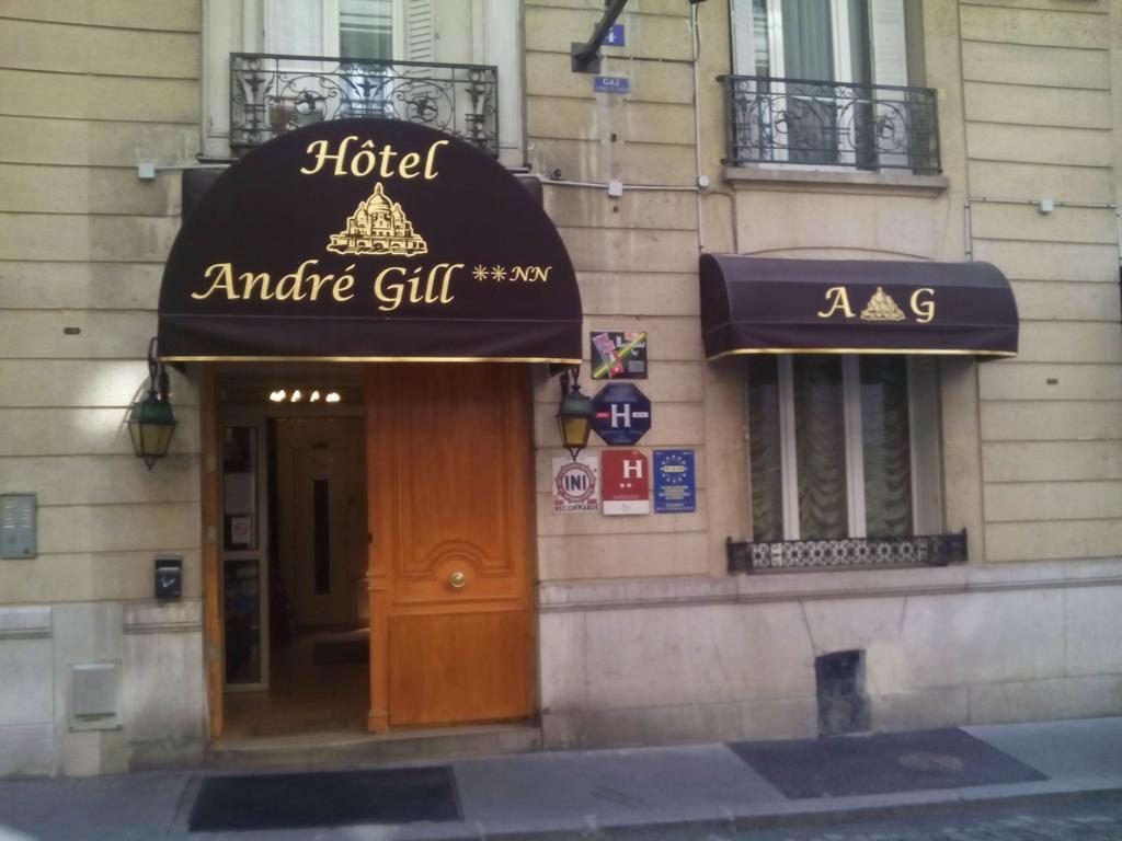 Hotel Andre Gill Paris Exterior foto